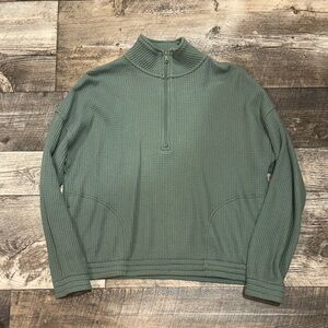Aerie Waffle Knit Half Zip